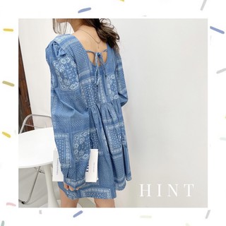 💙 HINT 💙 jeans dress เดรสลายยีนส์