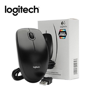 LOGITECH MOUSE OPTICAL รุ่น B100 - Black