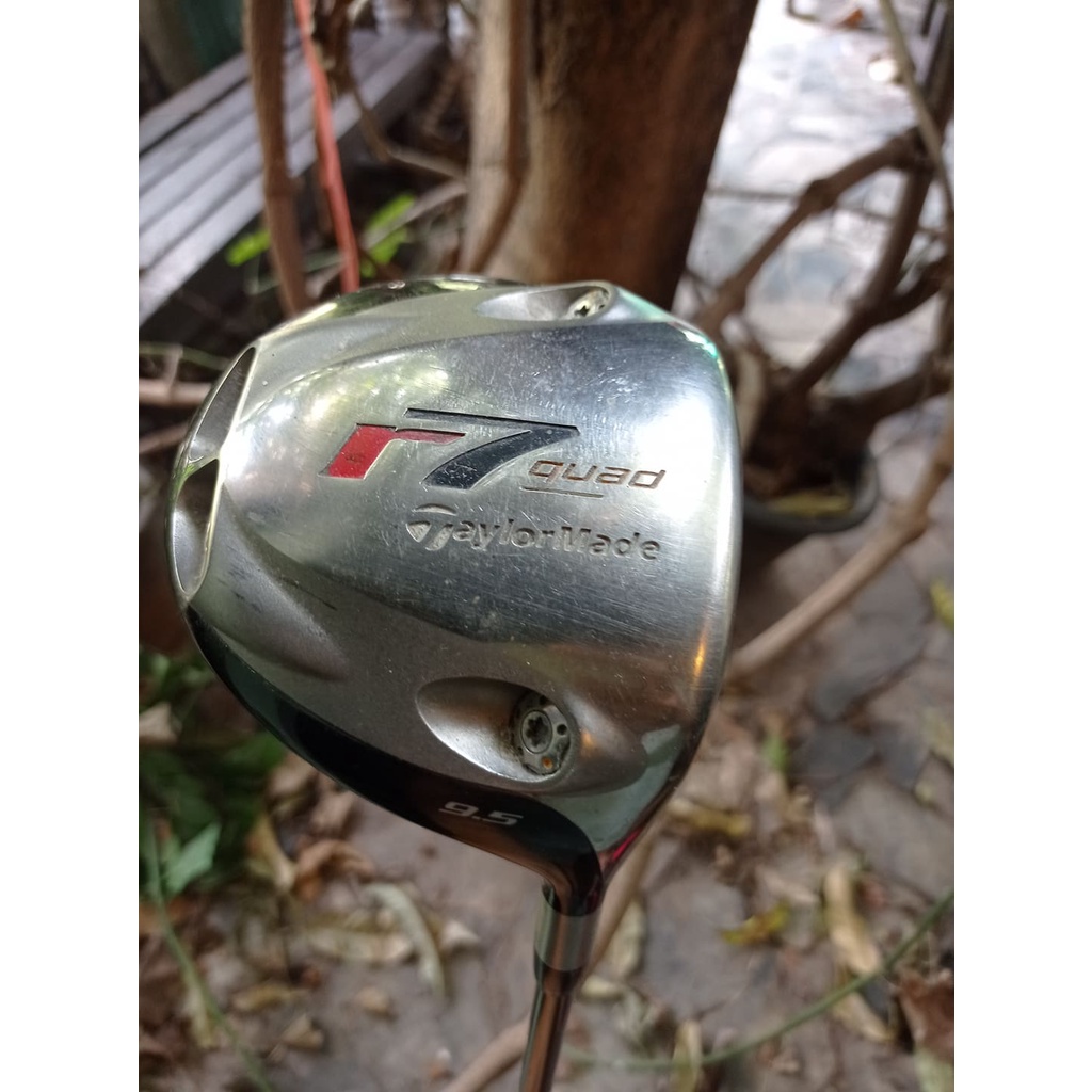 หัวไม้กอล์ฟ มือสอง DRIVER  Taylormade R7 Quad 9.5 ก้าน FUJIKURA (DRIVER ) FLEX*S LOFT*9.5