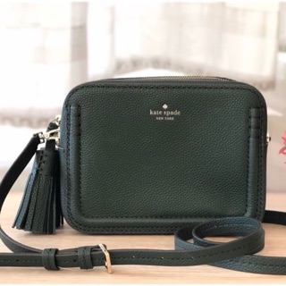 Kate Spade Orchard Street Arla Crossbody Bag🎉ขนาด : 6"H x 8"L x 3"W สีเขียวเข้มจ้า