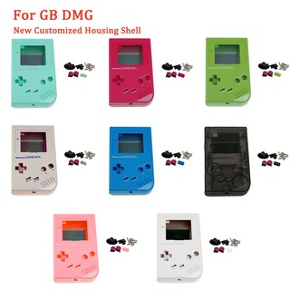 กำหนดเองไม่จำเป็นต้องมีเปลือกหุ้มแบบตัดล่วงหน้าสำหรับ GB DMG IPS Screen Hard Shell Case สำหรับอุปกรณ์เกม Gameboy Case