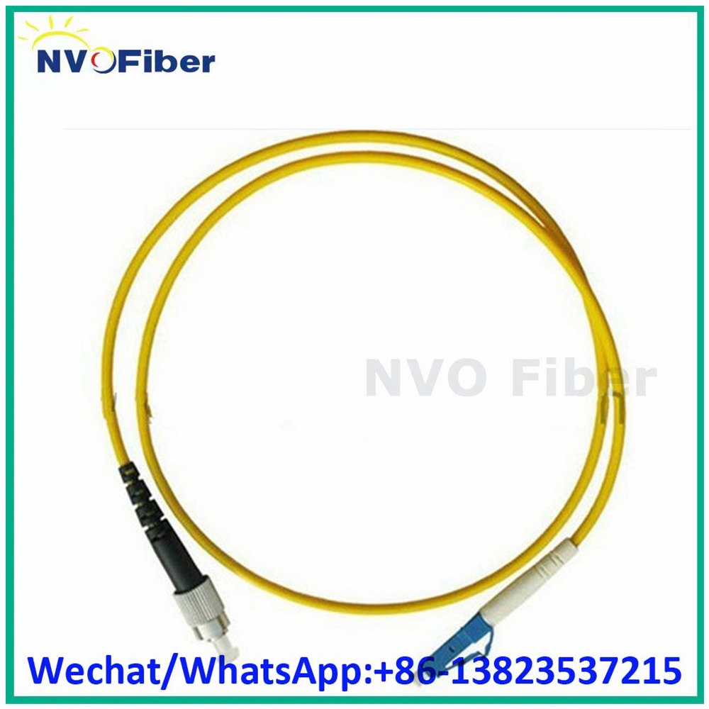 10Pcs FC/UPC-LC/UPC 2.0mm G652D 1M/3M/5M Optical Fiber Cable Patch Cord SM SX Singlemode Simplex PVC