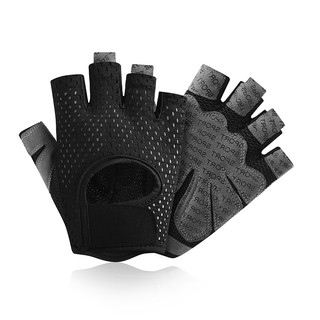 ถุงมือฟิตเนส ถุงมือออกกำลังกาย Fitness Glove Weight Lifting Gloves Black Riding glove Bodybuilding