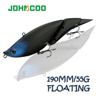 Swimbait เหยื่อตกปลาลอยน้ํา 190 มม. 55 กรัม 2 หาง อุปกรณ์เสริม สําหรับตกปลา
