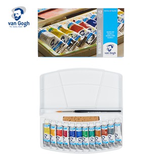 VAN GOGH สีน้ำ 12  สีหลอด 10ml. (GOGH WTRCL.SET 20HP112) 1 ชุด