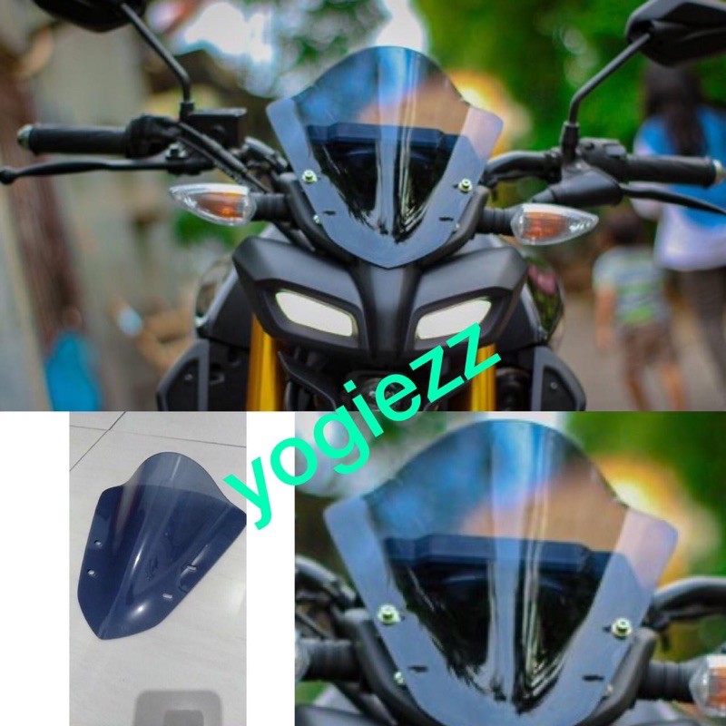 กระจกบังลมใหม่ทั้งหมด yamaha mt15 กระบังหน้า mt15 flyscreen ชิวหน้า mt 15 ไม่ใช่คาร์บอน