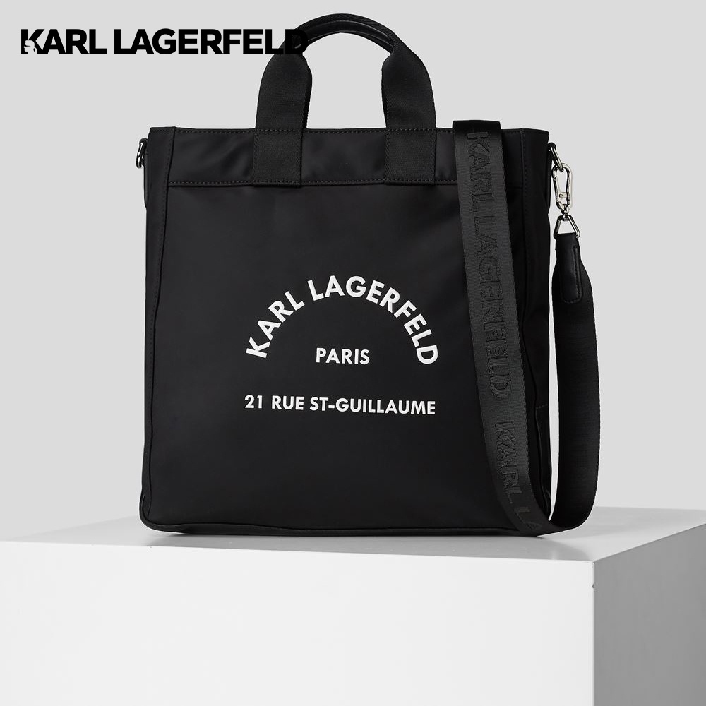 KARL LAGERFELD RUE ST-GUILLAUME NYLON NORTH-SOUTH TOTE 225W3018 กระเป๋าสะพายข้าง
