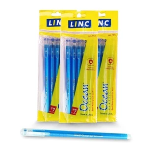 พร้อมส่งทันที🚚 ปากกาหมึกเจลนำเข้าจากอินเดีย Linc Ocean เส้นเล็กขนาด 0.5 mm เส้นคม กันน้ำ 💦