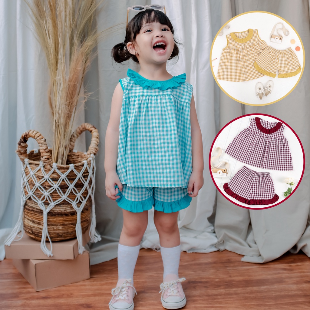 ชุดเดรสเด็กผู้หญิง เสื้อผ้าเด็ก ชุดเดียวสําหรับเด็ก By Little Esquina Jollyn LE2025