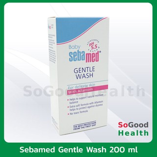 💥EXP 03/24💥Baby Sebamed Gentle Wash 200 ml. ครีมอาบน้ำสำหรับเด็ก สูตรอ่อนโยนมากเป็นพิเศษ