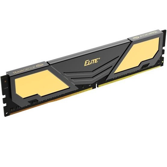 16GB (16GBx1) DDR4/3200 RAM PC (แรมพีซี) TEAM ELITE PLUS U-DIMM CL22 (มี 2 สี GOLD-BLACK | RED) ประกัน LT