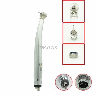 Dental LED High Speed Handpiece Mini Head Dental Air Turbine with Double LED Single Water Spray Children 2/4Holes B2/M4