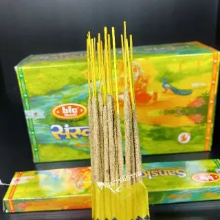 ธูปกำยาน Sanskrit ของแท้ 100% (นำเข้าจากอินเดีย) จำนวน 12 กล่อง, 6 กล่อง