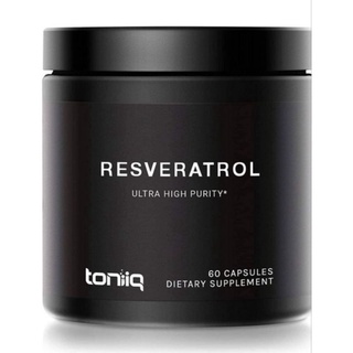 Toniiq Ultra High Purity Resveratrol, 60 Capsules