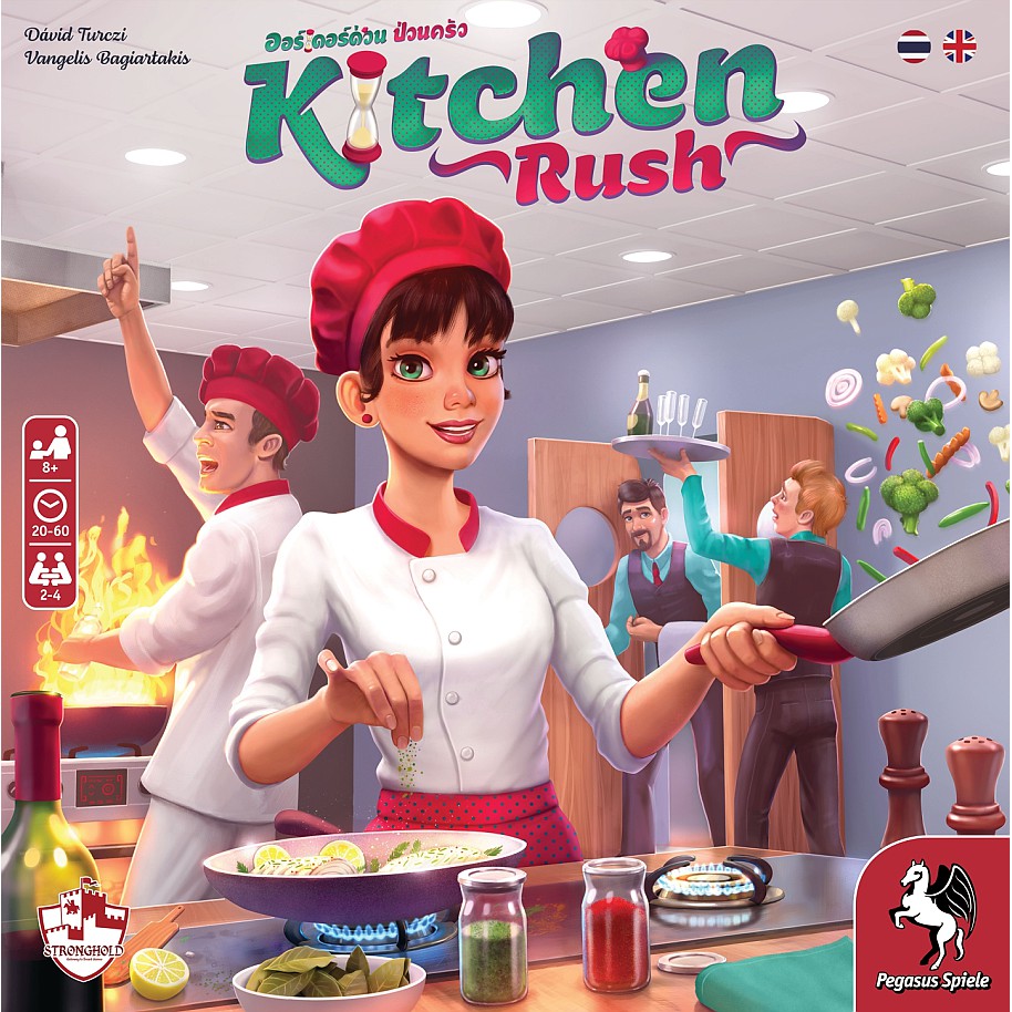 Kitchen Rush | ออเดอร์ด่วน ป่วนครัว (Revised Edition) [Thai/English Version] [BoardGame]