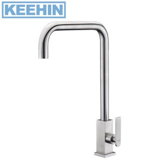 KF-37-517-63 ก๊อกซิงค์เดี่ยวติดบนเคาน์เตอร์ Deck Mounted Kitchen Sink Cold Water Faucet Stainless KARAT FAUCET