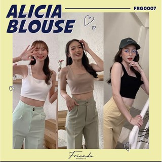 เสื้อครอป Friend (flat2112) free size