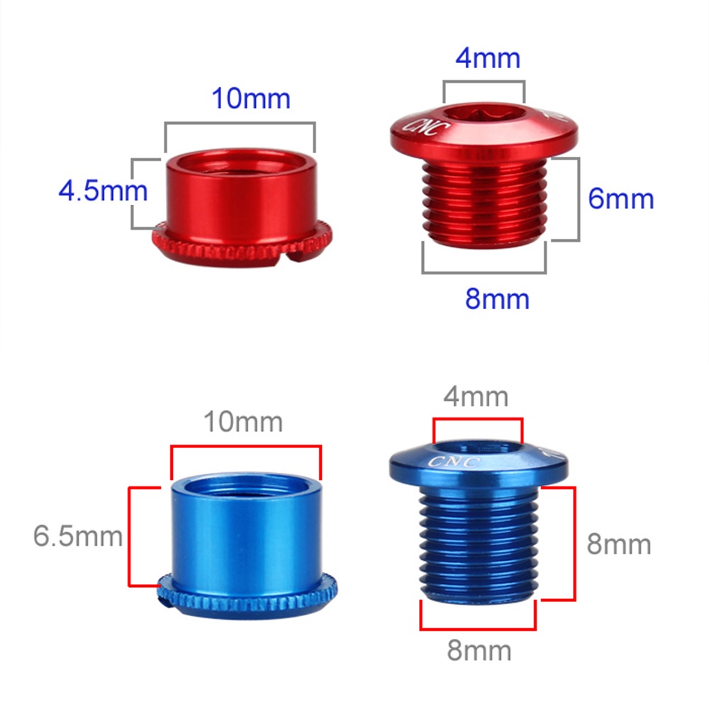 Ztto สกรูใบจานหน้ารถจักรยาน CNC ขนาด 5 มม. 7 มม. สําหรับรถจักรยานเสือภูเขา 5 ชิ้น — صورة 2