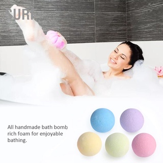 คลังสินค้าใส Bath Bomb น้ํามันหอมระเหยแฮนด์เมดให้ความชุ่มชื้น 40 กรัม