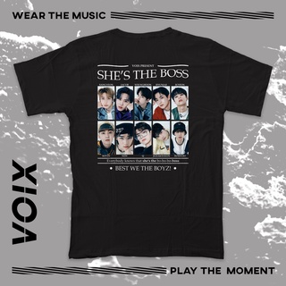 เสื้ เสื้อยืด พิมพ์ลายศิลปินเกาหลี The Boyz "Shes The Boss"S-5XL