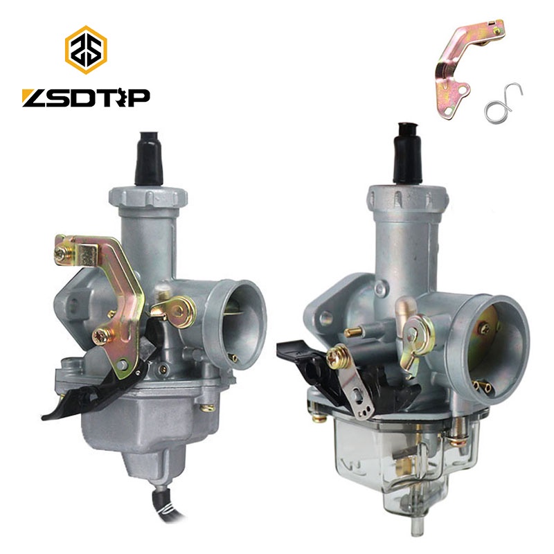 MOTOPARTS SHOP รถจักรยานยนต์ PZ26 26 มม. Manual Choke คาร์บูเรเตอร์ไนลอนชามลอยสําหรับ HONDA CG125