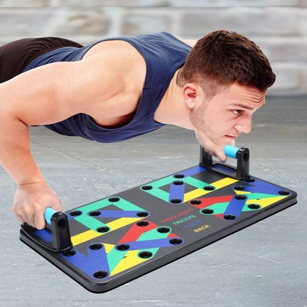 บอร์ดวิดพื้น อุปกรณ์ออกกำลังกาย บริหารกล้ามเนื้อ 9 in 1 Push Up Rack Board
