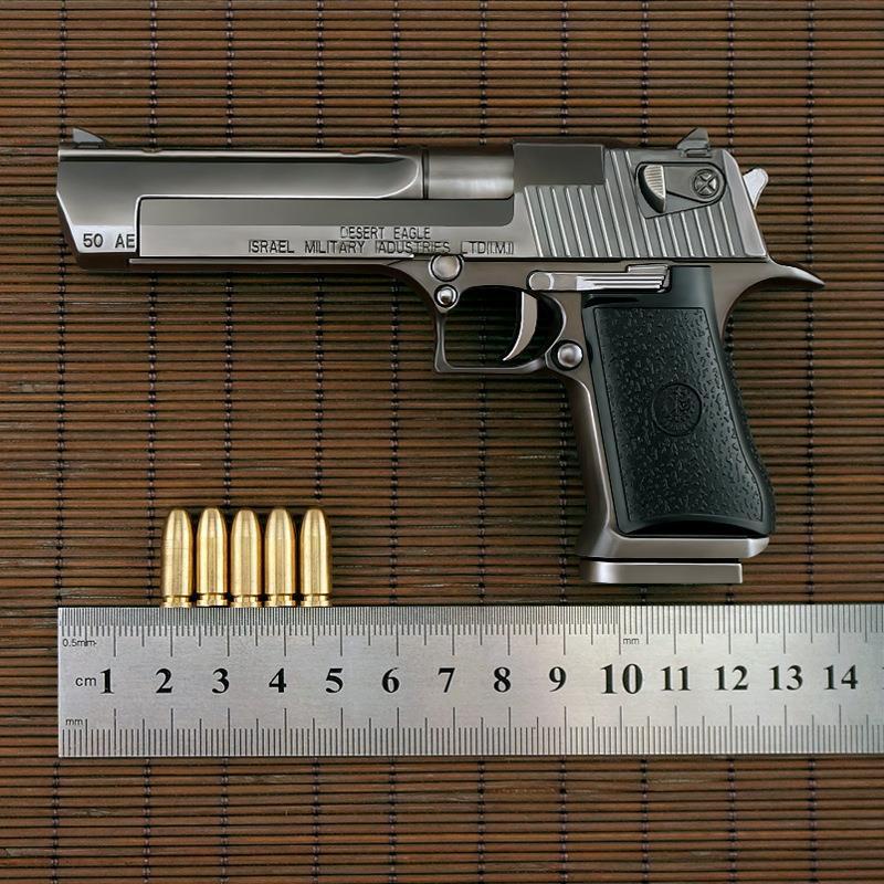1:2.05 all-alloy desert eagle can throw shell toy gun model weapon sand eagle ปืนพกไม่สามารถยิงได้