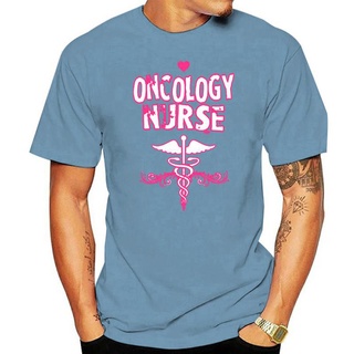 เสื้อยืดผ้าฝ้ายพิมพ์ลายขายดี เสื้อยืด พิมพ์ลายพยาบาล oncology น่ารัก สําหรับผู้ชาย และผู้หญิง