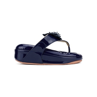 SHU SOFASHOES SWEETCHIC GLOSSY NAVY BLUE รองเท้าแตะหญิง