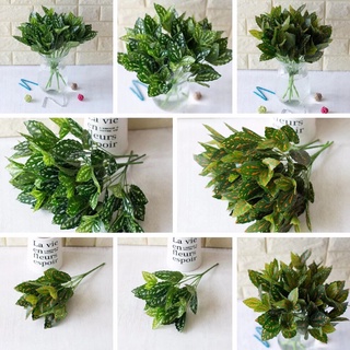 【AG】1 Bouquet Artificial Grass Plastic Plant Room Office Home Garden Bonsai Decor