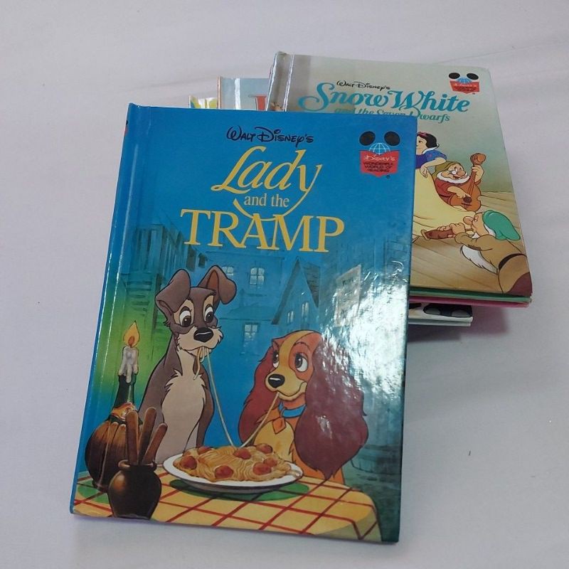 หนังสือนิทานดิสนีย์ Lady and the Tramp เล่มเล็กมือสอง