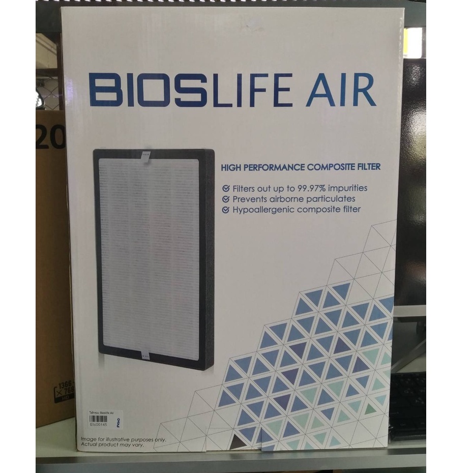 ไส้กรองอากาศ FILTER New Bios Air (มาตรฐาน 3M ของแท้ 100%),แผ่นกรองอากาศ,PM2.5 ( No BOX)