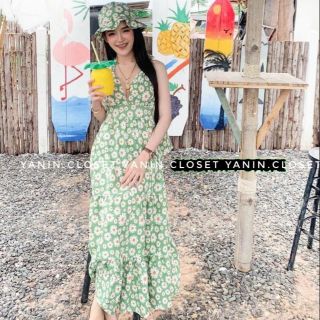 แม๊กซี่เดรสตัวยาว รุ่นสุด Hot ดังเดิม Set 2 ชิ้น Infinity Love Maxi Dress