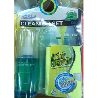Cleaning Set ชุดทำความสะอาด KULLA รุ่น Q5 ใช้ทำความสะอาดหน้าจอคอมพิวเตอร์ จอทีวี โทรศัพท์