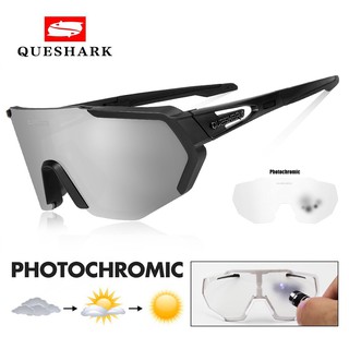 Queshark แว่นตากันแดดเลนส์กระจก 4 เลนส์ uv 400