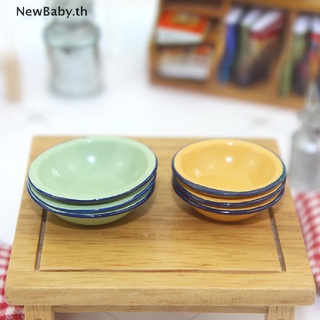 Newbaby 1:12 ตุ๊กตาจิ๋ว สไตล์เก่า อ่างซุป อุปกรณ์ตกแต่งห้องครัว