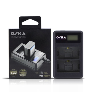 OSKA USB CAM DUAL CHARGER FOR CAMERA BATTERY