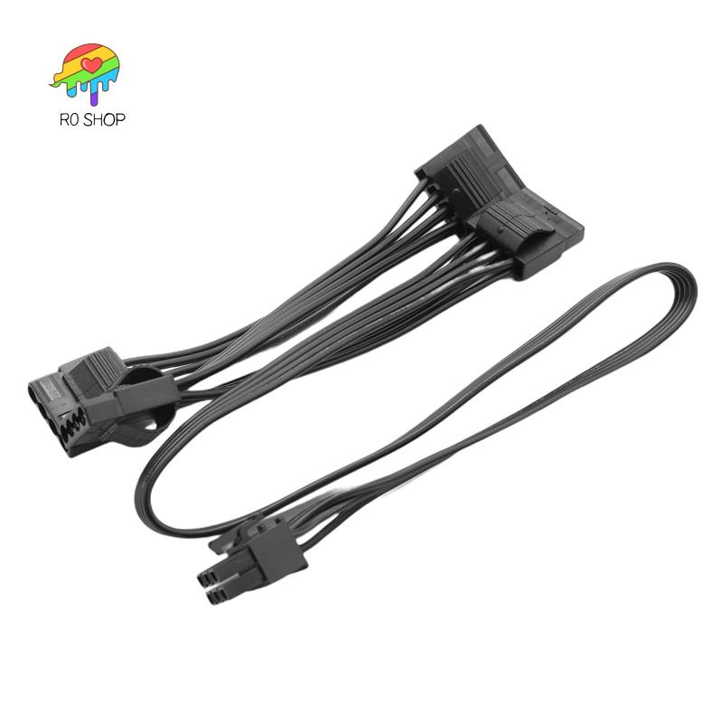 6Pin to 4 Molex ular สายไฟ 6Pin to 4 IDE สําหรับ CORSAIR RM1000X RM850X RM750X RM650X RM550X ular