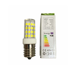 หลอดไฟ LED E17 สีขาว ไฟตู้เย็น 5W