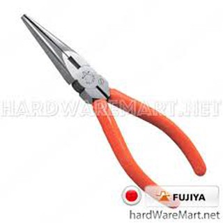 คีมปากแหลม 5" FUJIYA 350S-125 long nose pliers มีสปริง No.brand