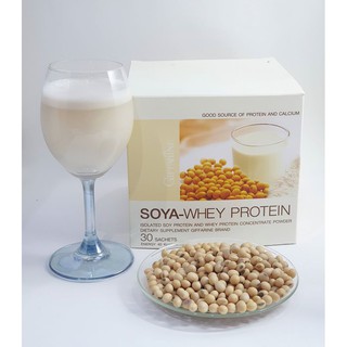 กิฟฟารีน โซย่า เวย์ Soya Whey Protein โปรตีนสกัดเข้มข้นจากถั่วเหลืองและนม ชนิดผง