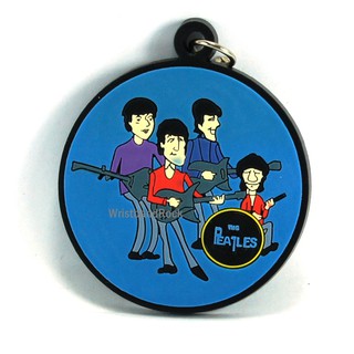 THE BEATLES พวงกุญแจ ยาง ปั้มนูน เดอะบีเทิลส์ ร็อค พังค์ เมทัล พร้อมส่ง BTL69