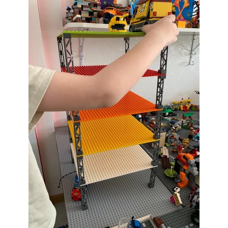 ⏩แผ่นตัวต่อขนาดปุ่มเล็ก base plate 32x32 จุด มีแบบ2ด้าน⏪ - รูปที่ 5