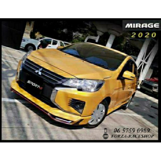 Mitsubishi Mirage 2020 Sport X ชุดแต่งรอบคัน ชุดแต่งรถยนต์ แต่งรถ ของแต่งรถ ประดับยนต์ ลดราคา ราคาพิ