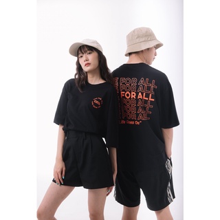 OFA-One For All Over Size T-shirt-เสื้อยืดคอกลม Unisex (สีดำ)