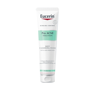 Eucerin Pro ACNE Solution Soft Cleansing Foam 150 ml. (EXP. 10/2024)