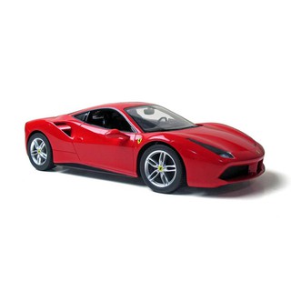 รถบังคับวิทยุ FERRARI 488 Red RASTAR 75600 อัตราส่วน 1:14 ทำจากวัสดุคุณภาพดี ถอดแบบมาจากรถจริง