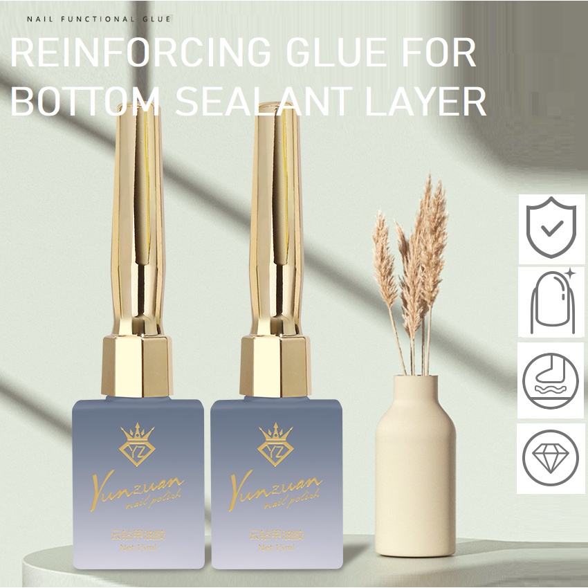 เคลือบกระจก (เคลือบสีเล็บเจล) Top coat / Base coat / MATTE TOP ยาทาเล็บเจล (15ml)