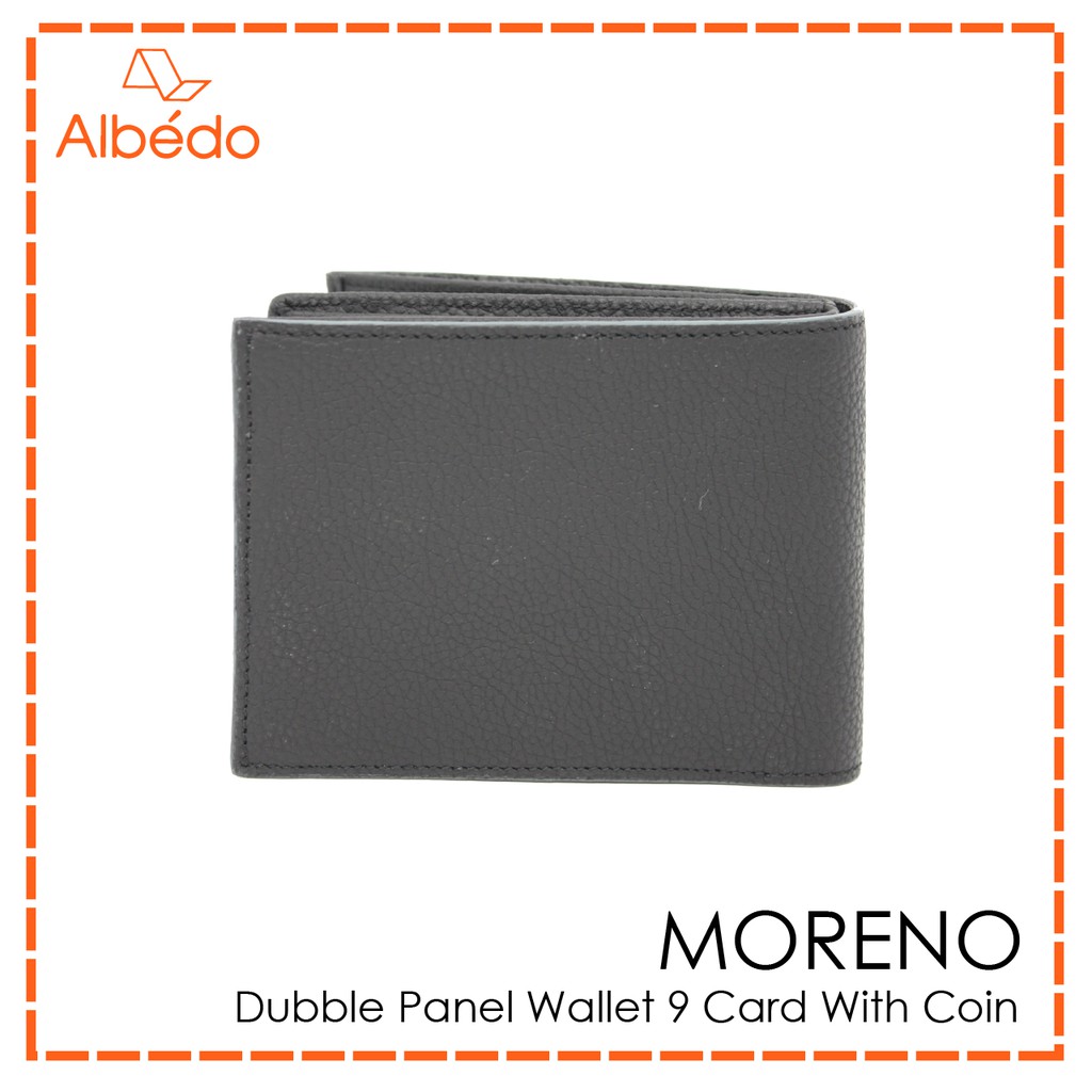 [Albedo] MORENO DOUBLE PANEL WALLET 9 CARD WITH COIN กระเป๋าสตางค์ หนังแท้ รุ่น MORENO - MN01399 - รูปที่ 4