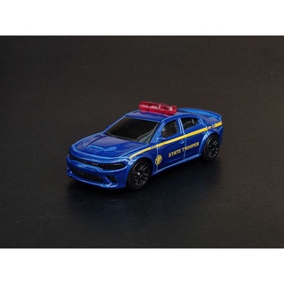 majorette dodge charger srt สีน้ำเงิน ลายตำรวจ หายาก